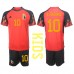 België Eden Hazard #10 Babykleding Thuisshirt Kinderen WK 2022 Korte Mouwen (+ korte broeken)